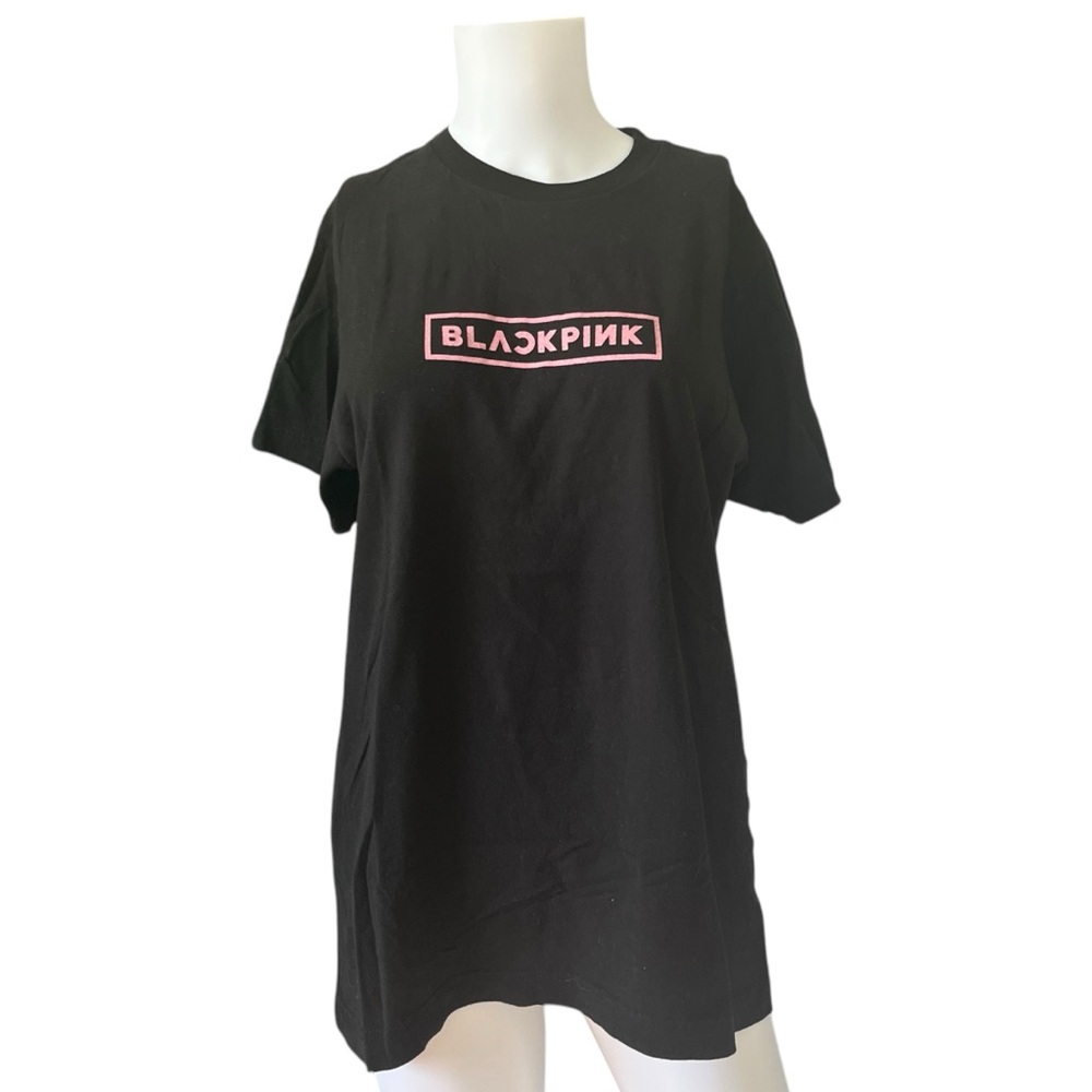 Blackpink Photo Square T-Shirt Short Sleeve K-Pop Band Tee Size Medium M